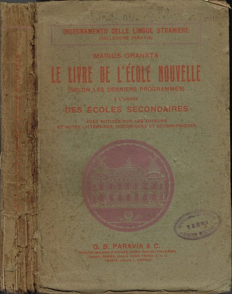 Le livre de l'école nouvelle