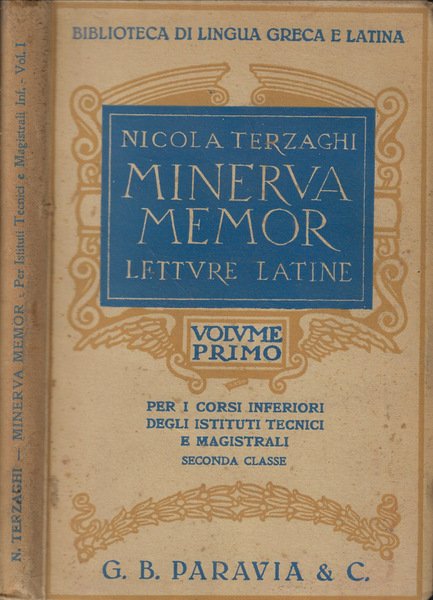 Minerva Memor. Letture latine Vol. I