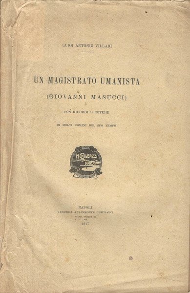 Un magistrato umanista (Giovanni Masucci)