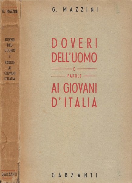 Doveri dell'uomo e Ai giovani d'Italia