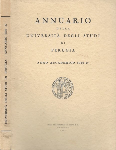Annuario della Università degli Studi di Perugia - Anno Accademico … | Immagine principale