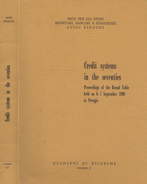 Credit systems in the seventies. Proceedings of the Round Table … | Immagine principale