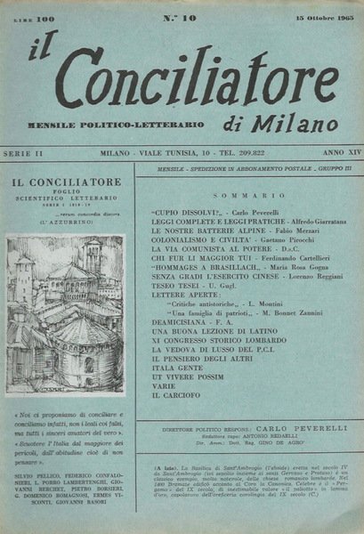 Il Conciliatore di Milano