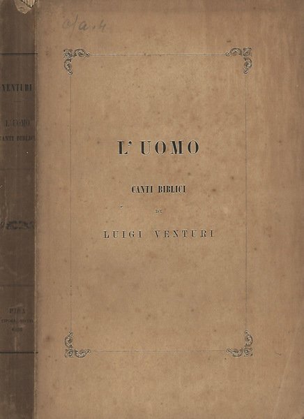 L'Uomo. Canti Biblici