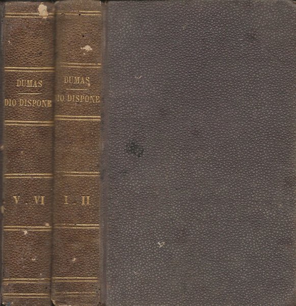 Dio dispone. Vol. I-II, Vol. V-VI (2 tomi per 4 …
