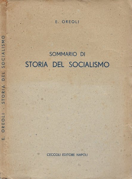 Sommario di storia del Socialismo