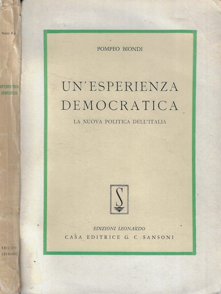 Un'esperienza democratica