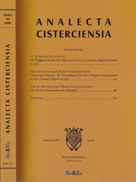 Anacleta Cisterciensia. Annus LVI-2006