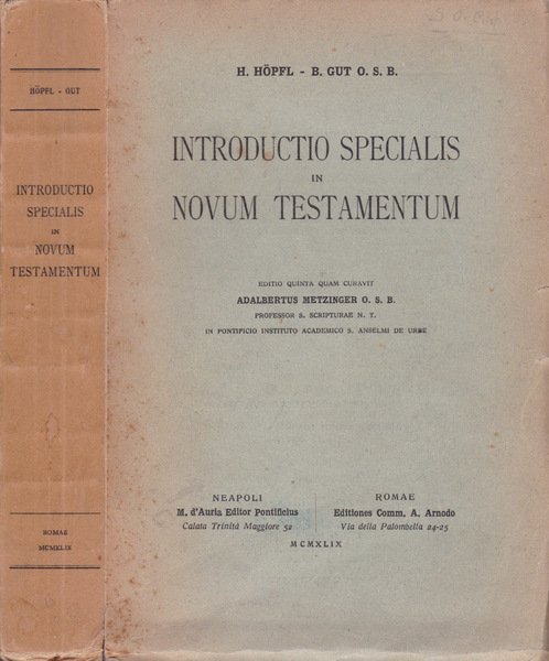 Introductio specialis in NovumTestamentum