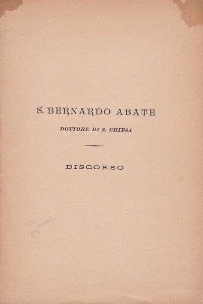 S. Bernardo Abate