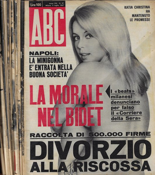 ABC Anno 1967 n. 27-29-30-31-32-33-38-39-40-42-45-46