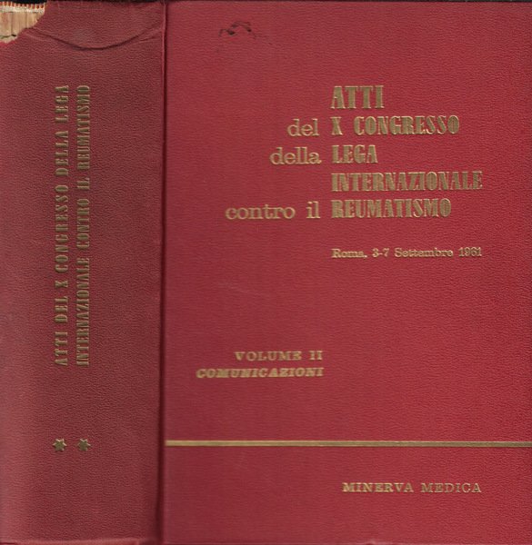 Atti del X Congresso della Lega Internazionale contro il Reumatismo … | Immagine principale