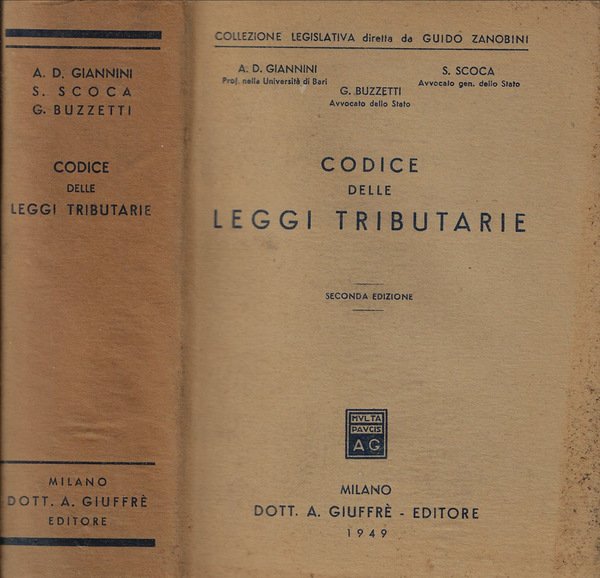 Codice delle leggi tributarie