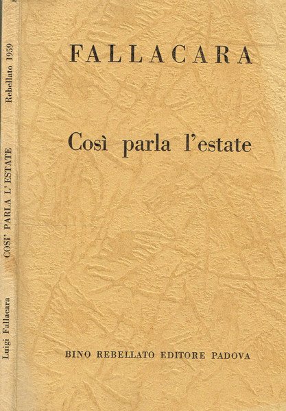 COSI' PARLA L'ESTATE | Immagine principale