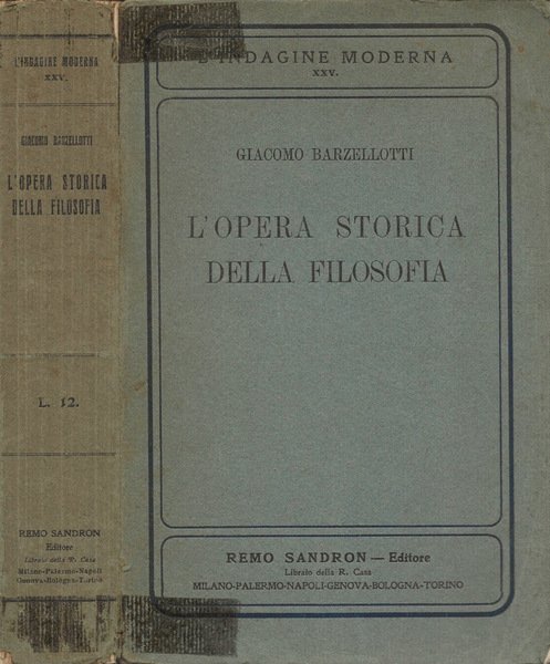 L'opera storica della filosofia | Immagine principale