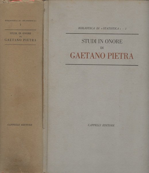 Studi in onore di Gaetano Pietra