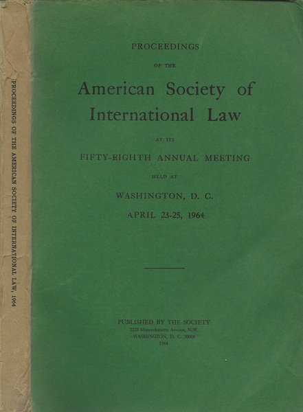 Proceedings of the American Society of International Law at its … | Immagine principale