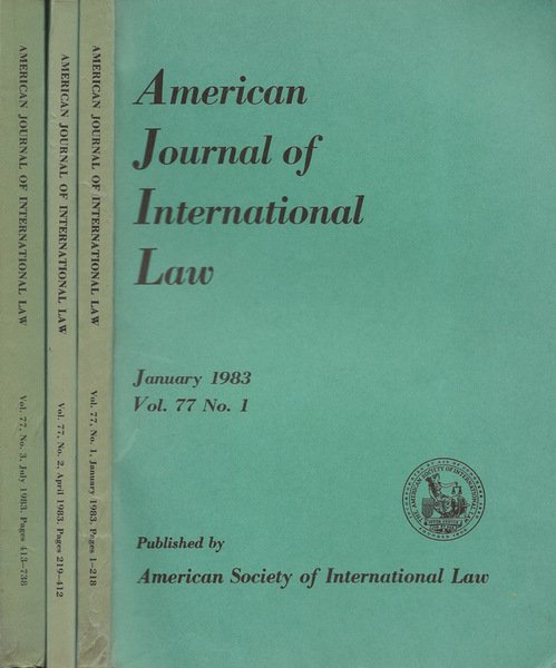 American Journal of International Law | Immagine principale