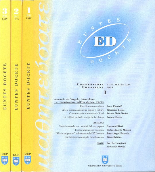 ED Euntes Docete - Commentaria Urbaniana - Nova series LXIV …