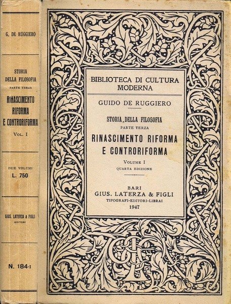 Storia della Filosofia (Parte Terza)