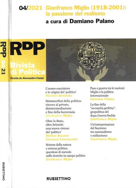 RDP. Rivista di politica, n. 4, gennaio - marzo 2021. … | Immagine principale
