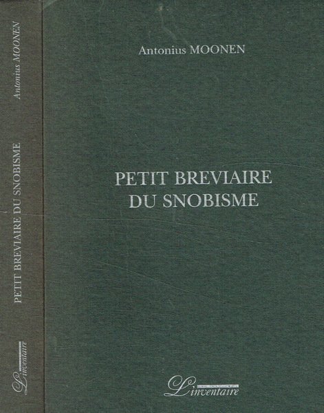 Petit breviaire du snobisme