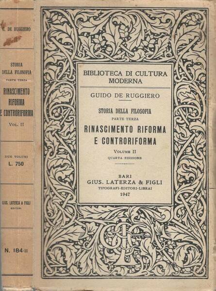 Storia della filosofia, parte terza