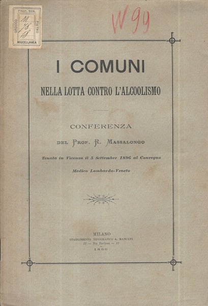 I Comuni nella lotta contro l'Alcoolismo | Immagine principale