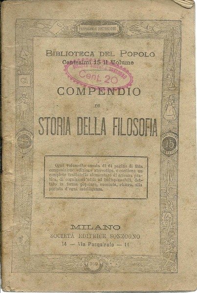 COMPENDIO DI STORIA DELLA FILOSOFIA