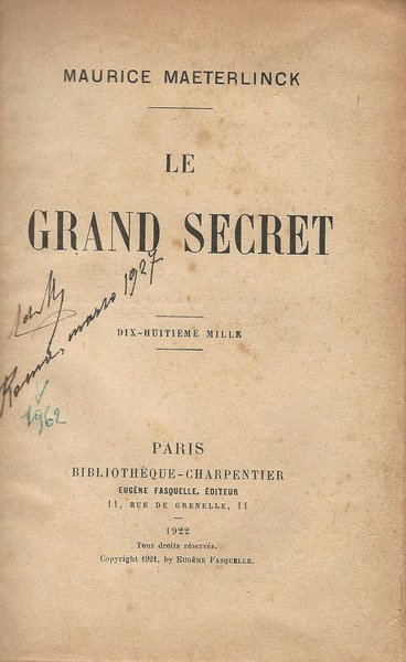 LE GRAND SECRET