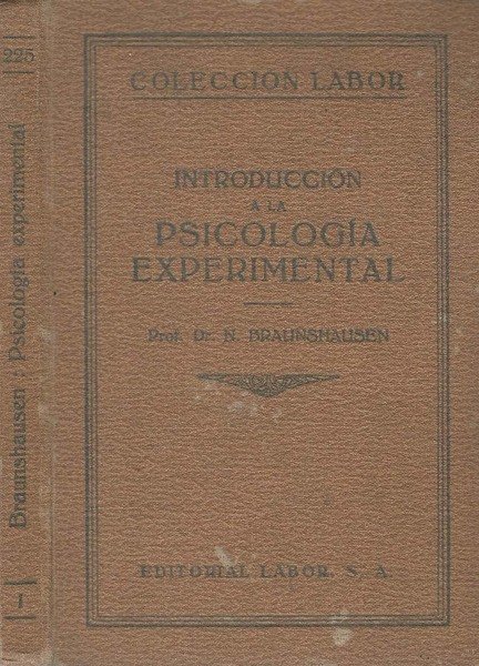 INTRODUCCION A LA PSICOLOGIA EXPERIMENTAL
