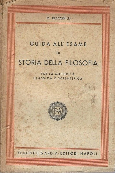 GUIDA ALL'ESAME DI STORIA DELLA FILOSOFIA