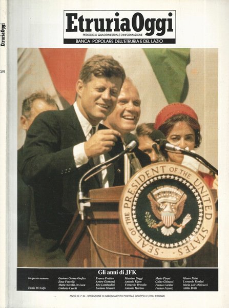 Etruria Oggi - Anno XII n° 34 Periodico Quadrimestrale d'Informazione | Immagine principale