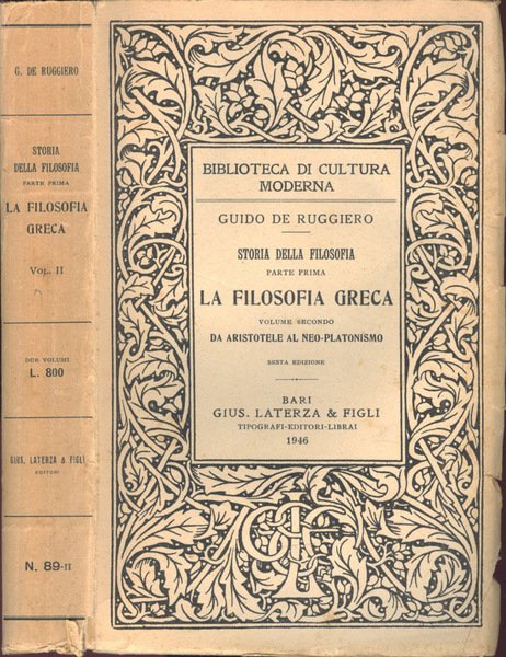 Storia della filosofia - Parte Prima: La filosofia greca