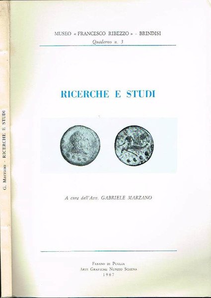RICERCHE E STUDI III | Immagine principale