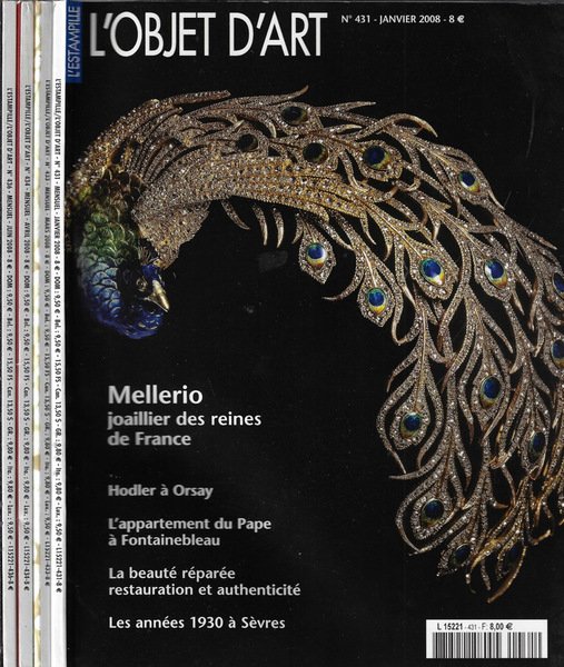 L'Estampille / L'Objet D'Art Anno 2008 N° 431, 433, 434, …