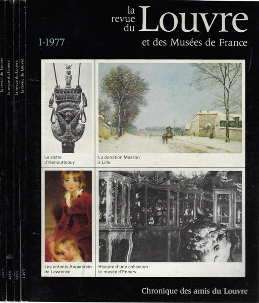 La revue du Louvre Anno 1977 N° 1, 2, 3, … | Immagine principale