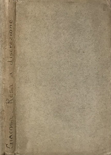 Resa a discrezione, La zampa del gatto