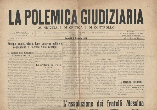 La Polemica Giudiziaria N. 4