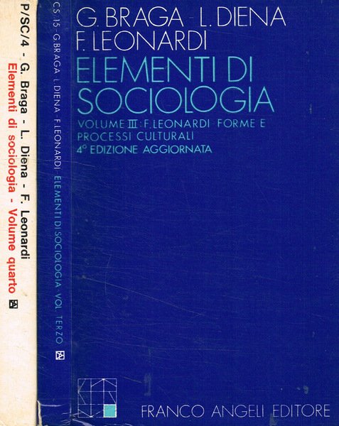 Elementi di sociologia vol.III e vol.IV