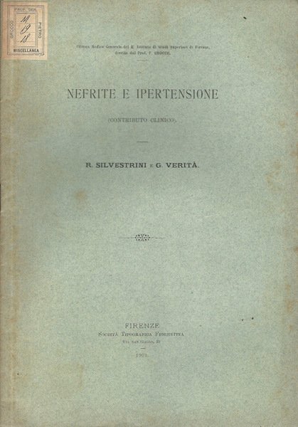Nefrite e ipertensione