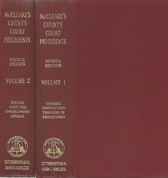 McCleary's County Court Precedents | Immagine principale