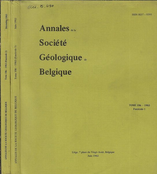 Annales de la Société Entomologique de Belgique tome 106 anno …