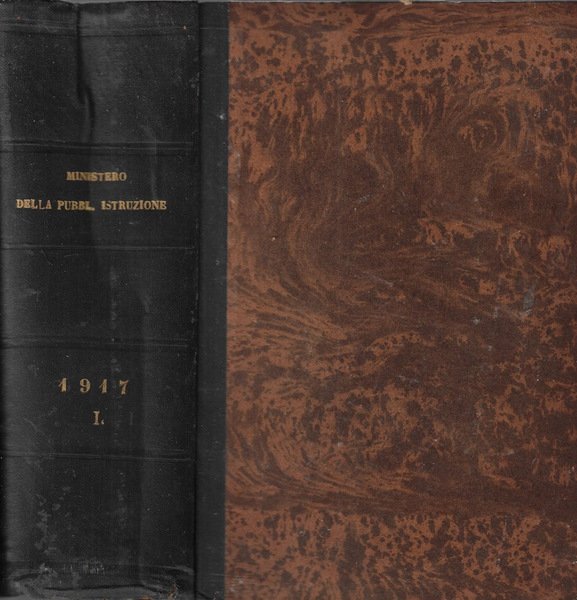 Bollettino ufficiale del Ministero della Istruzione Pubblica anno 1917 (primo … | Immagine principale