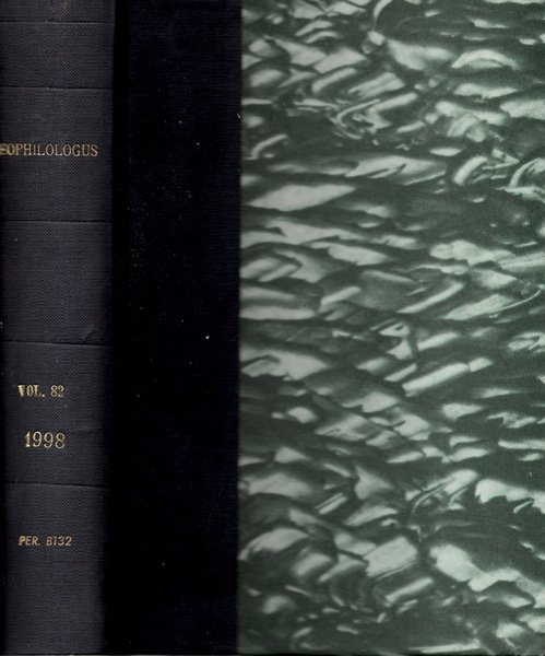 Neophilologus Vol LXXXII 1998 (annata completa)
