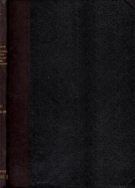 Museum. Maandblad voor philologie en geschiedenis Vol. 33 1925-1926 | Immagine principale