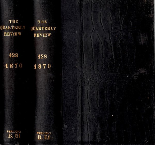 The quarterly review Vol 128-129 january-april, july-october 1870 | Immagine principale