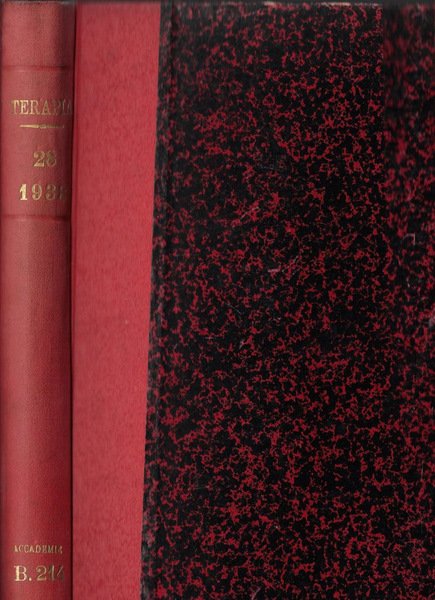 Terapia bollettino dell'Istituto sieroterapico milanese anno XXVII (1938) N. 223-234 | Immagine principale
