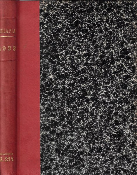 Terapia bollettino dell'Istituto sieroterapico milanese anno XXIII (1933) N. 163-174 | Immagine principale