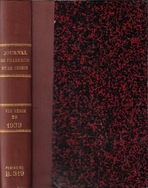 Journal de pharmacie et de chimie VIII série tome 29 … | Immagine principale